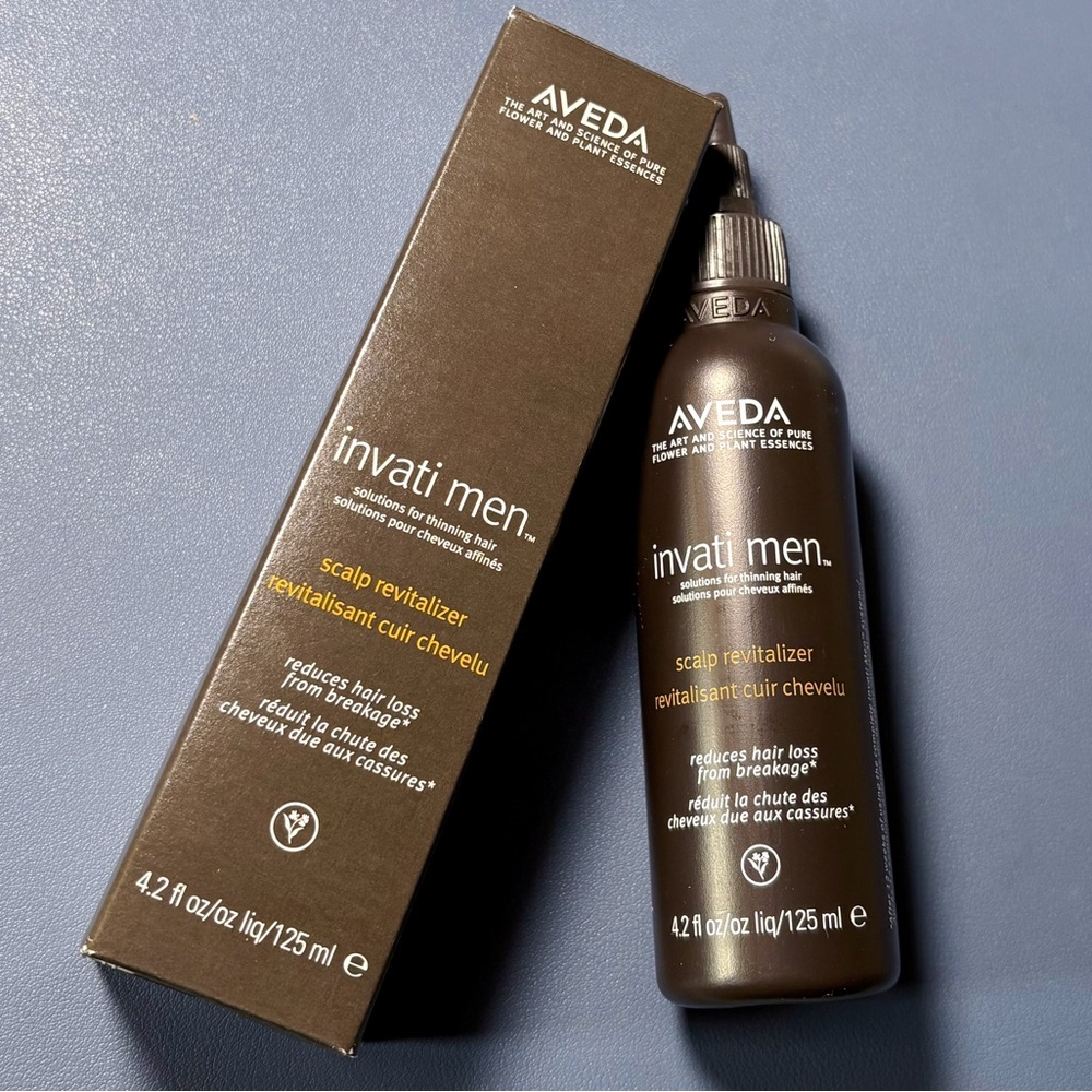 Aveda Invati Men solutions for thinning hair Scalp Revitalizer - 4.2oz/125ml NIB